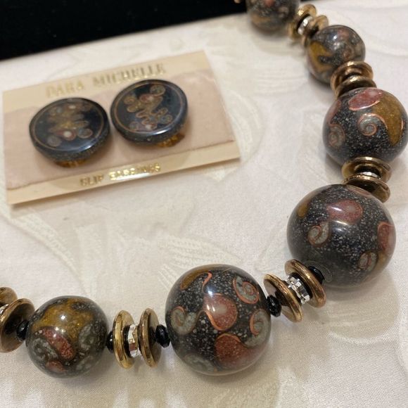 Vintage Jewelry - Vintage 80’s Dara Michelle Beaded Necklace Set